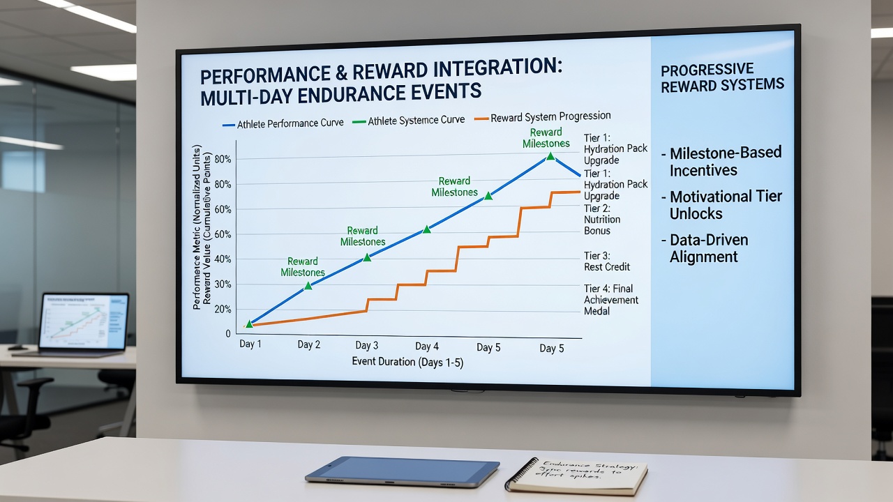 Dashboard screenshot of an online wagering platform displaying endurance event odds alongside progressive loyalty reward levels