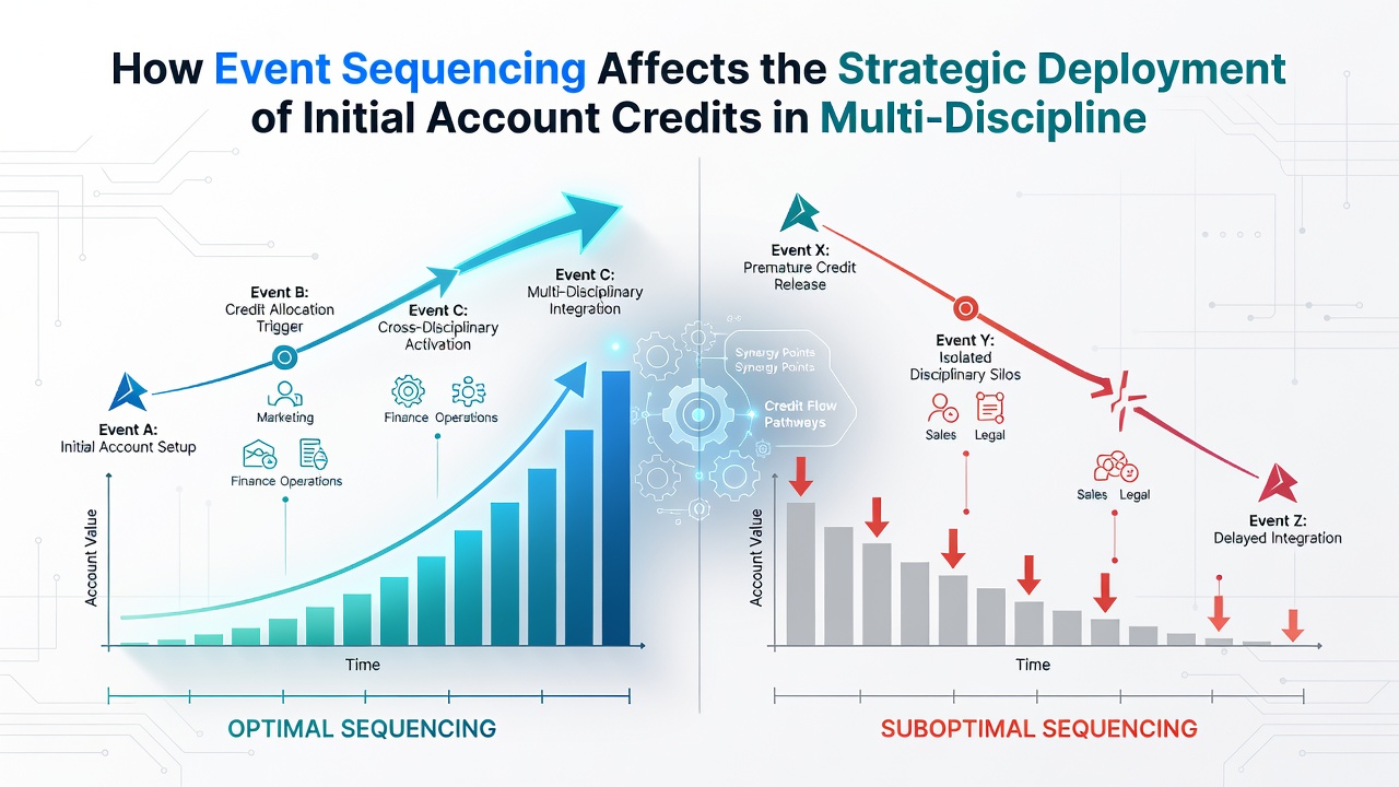 Timeline showing sequenced credit use across morning racing, afternoon football and evening tennis events