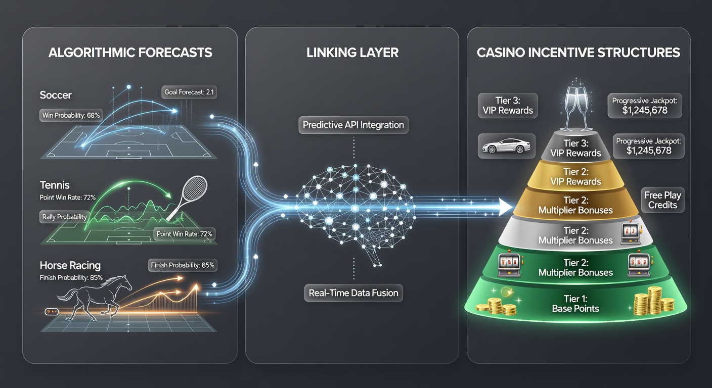 Algorithmic models analyzing soccer match data alongside casino bonus tiers