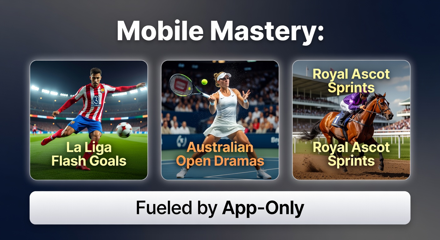 Australian Open court drama with a player mid-rally and overlaid mobile app notifications for credit drops