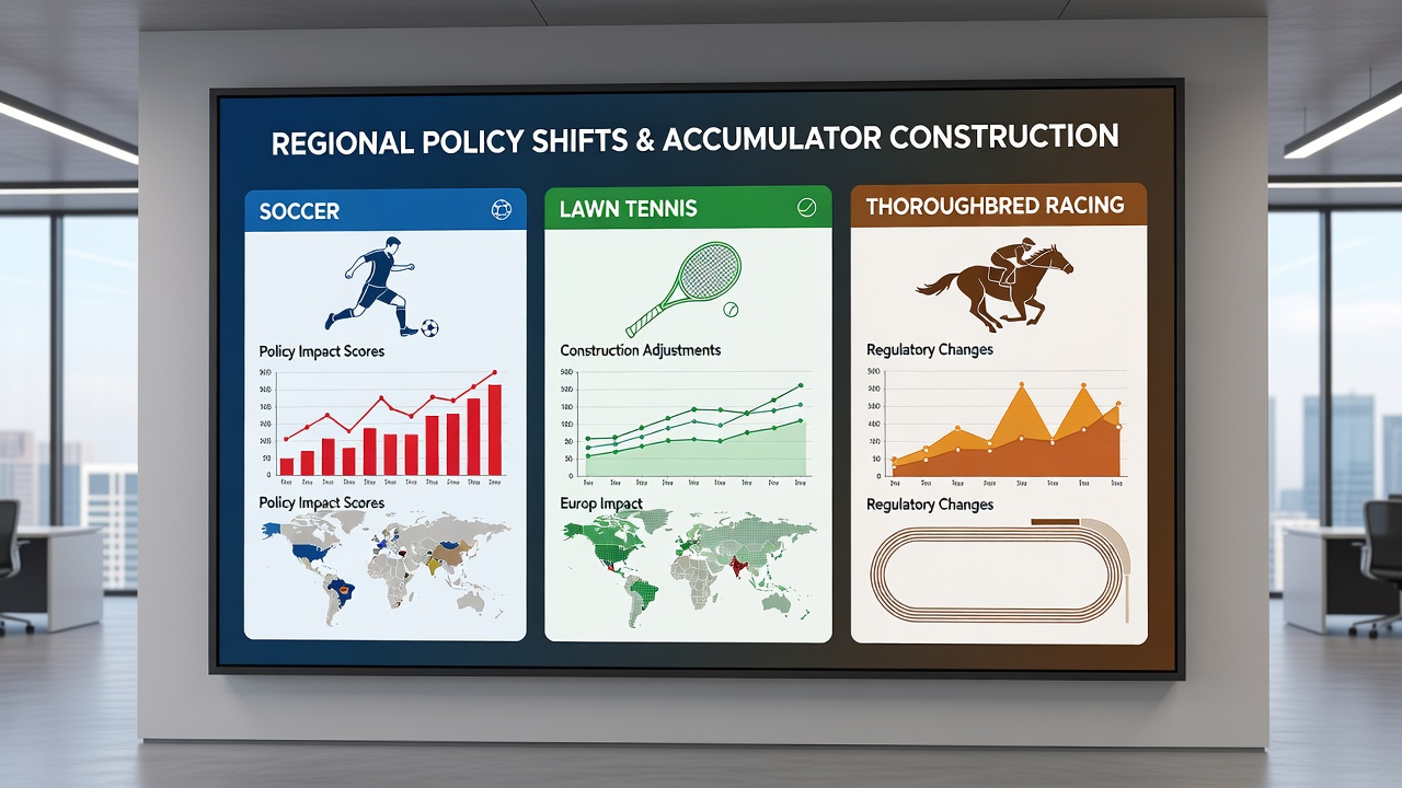 Infographic showing updated accumulator rules across soccer, tennis and horse racing markets in June 2026