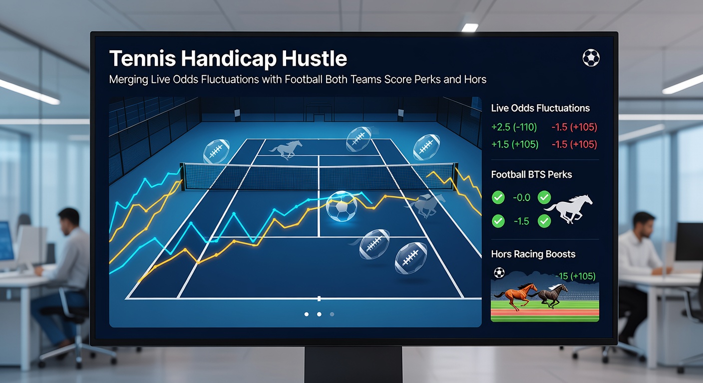 Horse racing field charging down the straight with swinger bet payouts highlighted alongside tennis and football scorelines